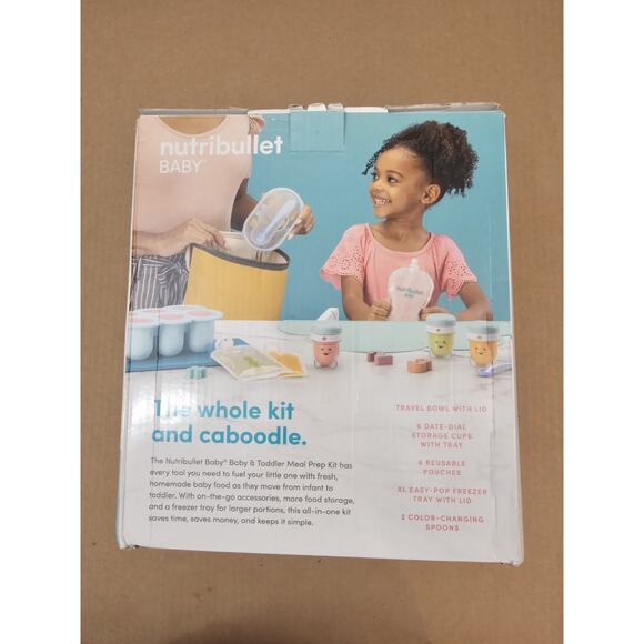 Nutribullet Baby & Toddler Meal Prep Kit *New Sealed* Food Storage Accessories - Picture 4 of 11
